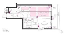 ZOOM荻窪 1LDKの間取図画像