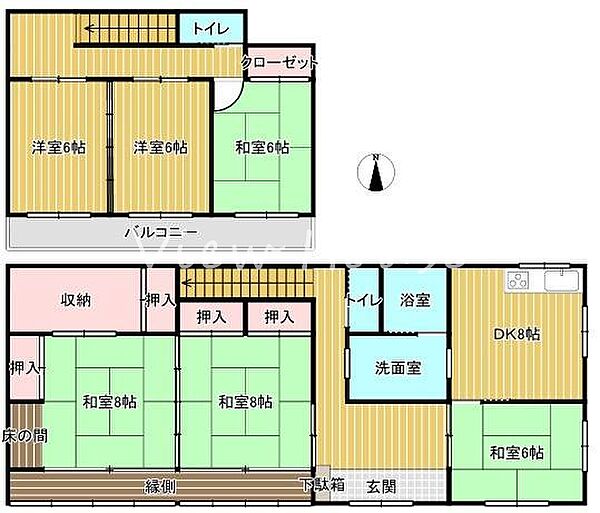 間取りを拡大表示