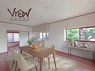 外観:本画像はAIにより家具等を合成したイメージであり、実物とは異なります。販売時に家具等は付帯いたしません。 外観:本画像はAIにより家具等を合成したイメージであり、実物とは異なります。販売時に家具等は付帯いたしません。
