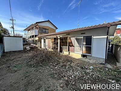 外観：■土地約56坪の3DK平屋住宅です。建物前にお庭があります♪ ■内覧ご予約受付中1！ 【ビューハウス太田店】 までお気軽にお電話下さい♪