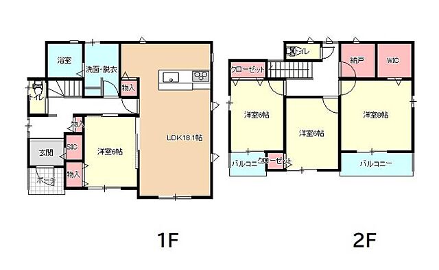 間取り 伊勢崎市今泉町1丁目