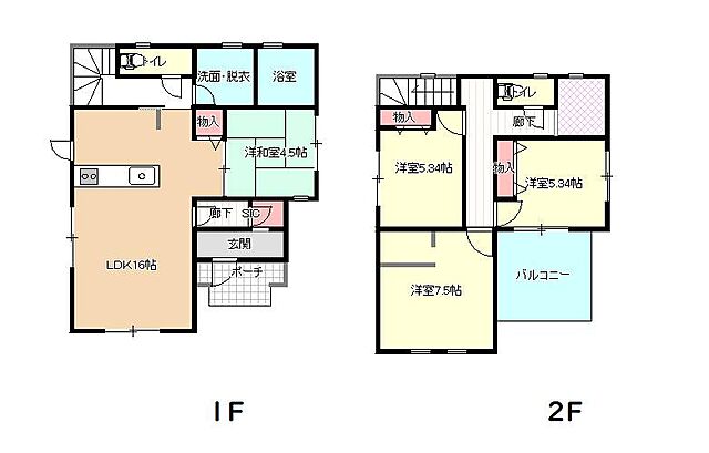間取り 伊勢崎市境伊与久