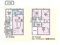 寝室の画像