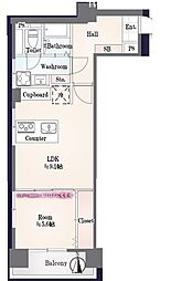 間取図画像 1LDK