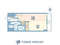 富士見台永谷コーポラス 1LDKの間取図画像