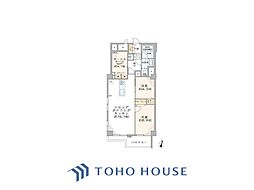 ライオンズマンション南平台 2SLDKの間取図画像