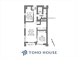 藤和用賀コープ 1SLDKの間取図画像