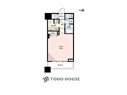 コンシェリア西新宿タワーズウエスト 1Kの間取図画像