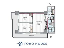 パラストネオ板橋 2LDKの間取図画像