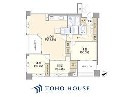 ルイシャトレ中野 3LDKの間取図画像