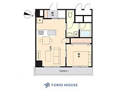 秀和幡ヶ谷レジデンス 1LDKの間取図画像