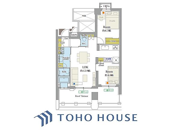 間取りを拡大表示
