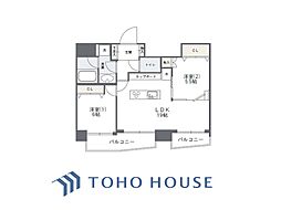 ライオンズマンション三鷹さくら通り 2LDKの間取図画像