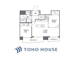 ライオンズマンション三鷹さくら通り 2LDKの間取図画像