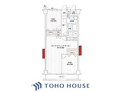 ライオンズマンション豊島園 2LDKの間取図画像