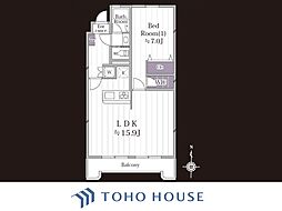 東久高島平ハイツ 1LDKの間取図画像