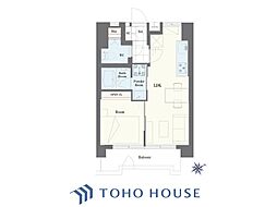 パラスト青葉台 1LDKの間取図画像