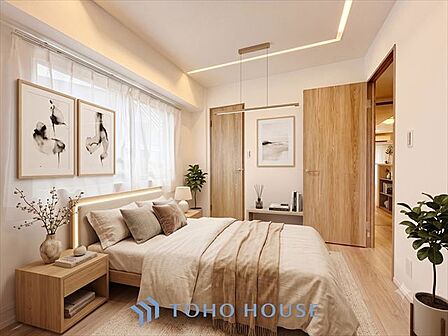 【PRIVATE ROOM】※この画像の家具の配置には、生成AIによる加工を施しております。なお、家具や調度品は、販売価格に含まれません。