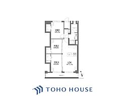 給田南住宅第1号棟 3LDKの間取図画像