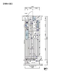 東京メトロ日比谷線 入谷駅 徒歩10分の賃貸マンション 6階1Kの間取り