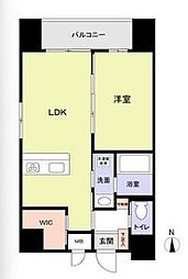 つくばエクスプレス 秋葉原駅 徒歩1分の賃貸マンション 4階1LDKの間取り