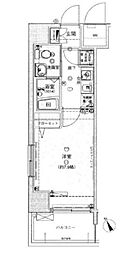 JR京浜東北・根岸線 鶯谷駅 徒歩5分の賃貸マンション 7階1Kの間取り