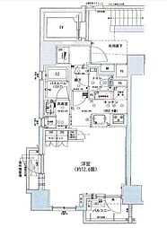オープンレジデンシア日暮里est ワンルームの間取図画像