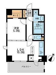 CASSIA押上 1LDKの間取図画像