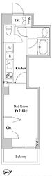 スターライト浅草 1Kの間取図画像