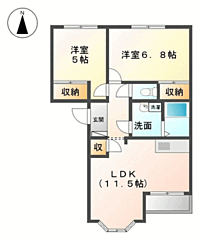 物件の間取り
