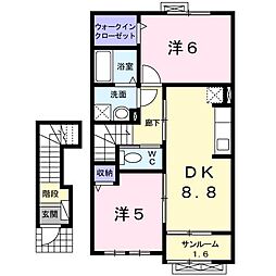サンリット ヒル III 2階