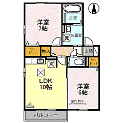 物件の間取り