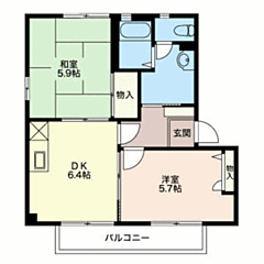 物件の間取り