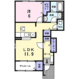 ファミール　ハウスV　Ｂ 1階