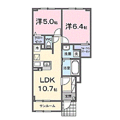 物件の間取り
