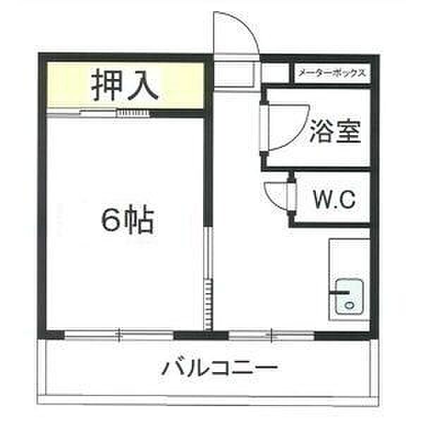 ハイム福島 402｜愛知県名古屋市東区代官町(賃貸マンション1DK・4階・27.58㎡)の写真 その2