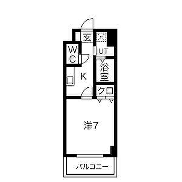 ピュアライフ 303｜愛知県名古屋市中村区千成通１丁目(賃貸マンション1K・3階・24.51㎡)の写真 その2