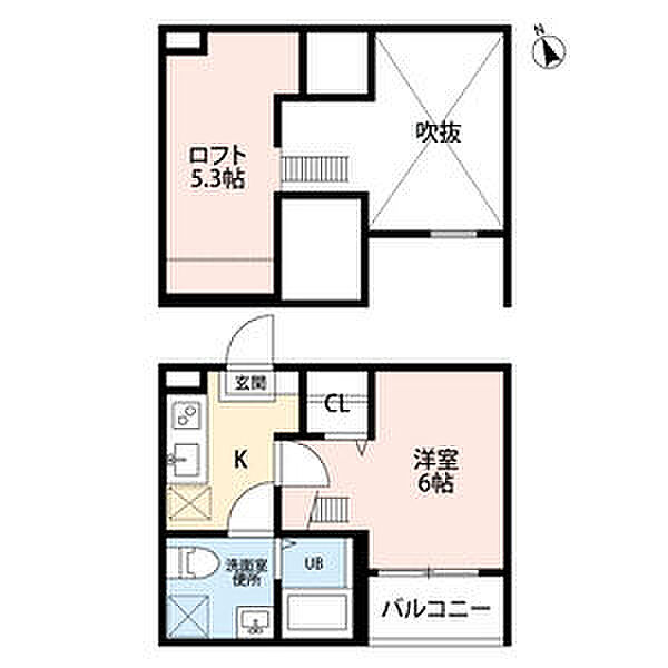 Casa　Gracias　南川(カサグラシャス 202｜愛知県名古屋市西区南川町(賃貸アパート1K・2階・21.89㎡)の写真 その2