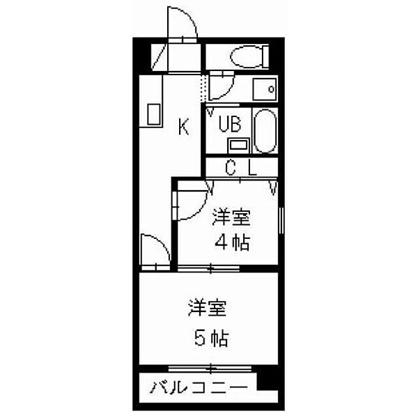 カサグランデ新栄 106｜愛知県名古屋市中区新栄２丁目(賃貸マンション2K・1階・30.60㎡)の写真 その2