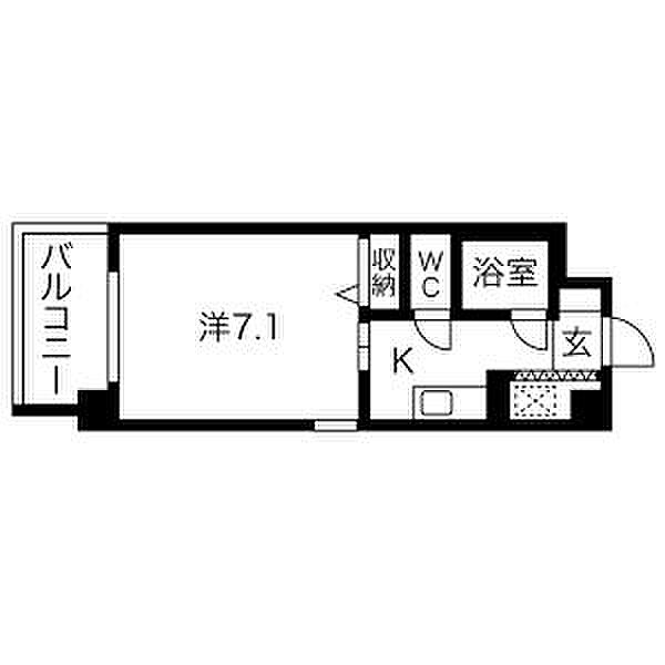 エスポア庄内緑地 403｜愛知県名古屋市西区市場木町(賃貸マンション1K・4階・22.05㎡)の写真 その2