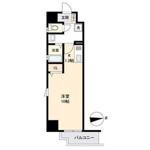 HF名駅北レジデンス　EAST 1408｜愛知県名古屋市西区菊井２丁目(賃貸マンション1R・14階・31.25㎡)の写真 その2