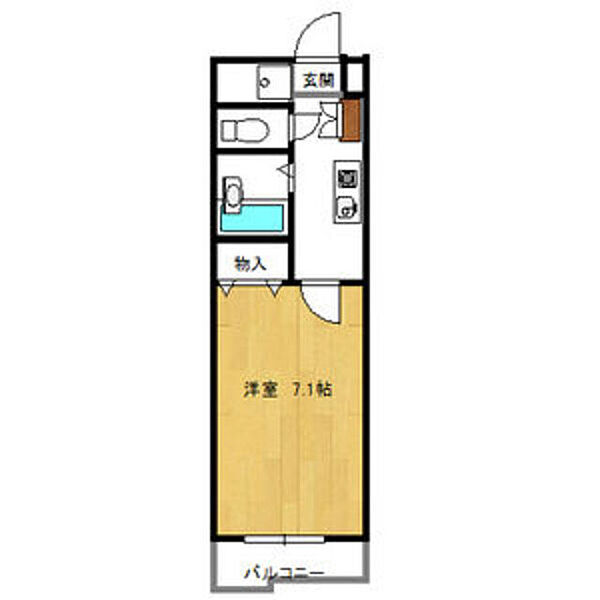 モナティス那古野 202｜愛知県名古屋市西区那古野２丁目(賃貸マンション1R・2階・22.83㎡)の写真 その2