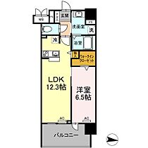 Ｌ’ＥＮＶＯＬ　ＭＥＩＥＫＩ 706 ｜ 愛知県名古屋市中村区太閤１丁目（賃貸マンション1LDK・7階・45.34㎡） その2