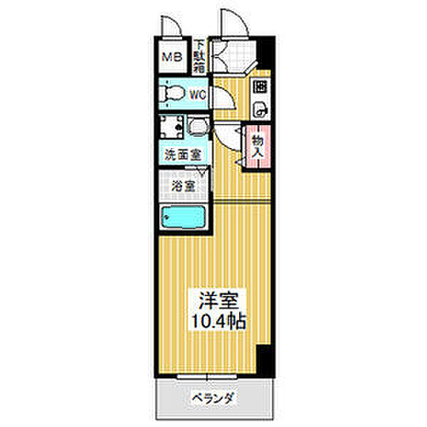 サウス名駅 807｜愛知県名古屋市中村区名駅南３丁目(賃貸マンション1K・8階・29.28㎡)の写真 その2