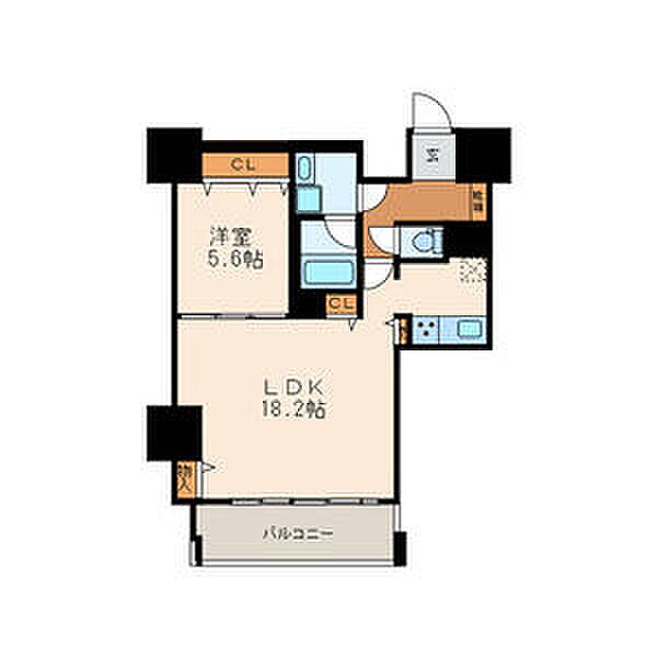 プレミアムコート葵 1107｜愛知県名古屋市東区葵１丁目(賃貸マンション1LDK・11階・57.70㎡)の写真 その2