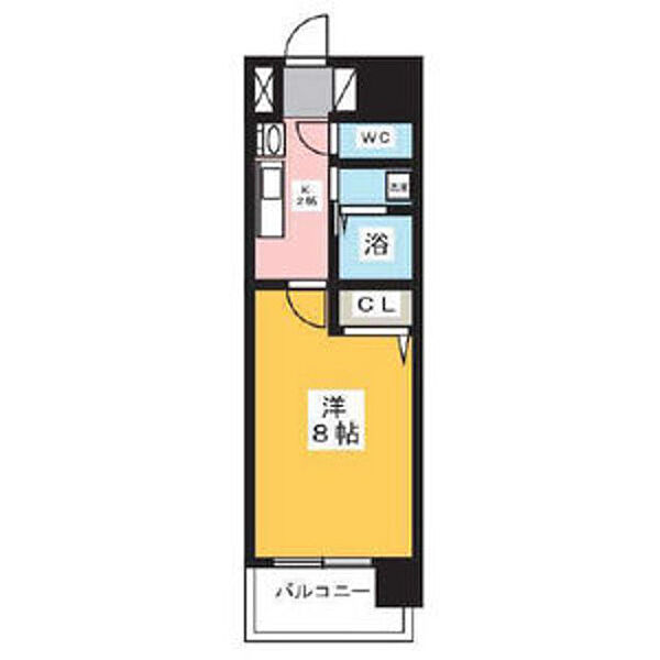 ArtizA上前津(アルティザカミマエヅ) 1104｜愛知県名古屋市中区富士見町(賃貸マンション1K・11階・24.92㎡)の写真 その2