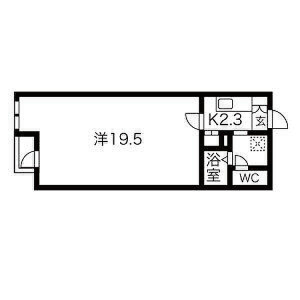 アソシエ東別院 302｜愛知県名古屋市中区大井町(賃貸マンション1K・3階・45.57㎡)の写真 その2