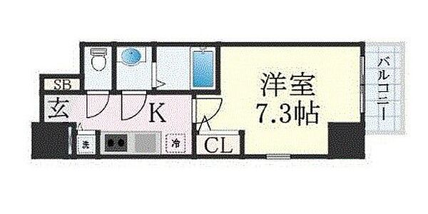 エスリード上前津セレーノ 401｜愛知県名古屋市中区千代田３丁目(賃貸マンション1K・4階・25.20㎡)の写真 その2