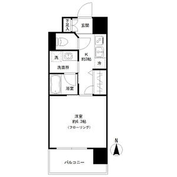 セシオン太閤 204｜愛知県名古屋市中村区太閤３丁目(賃貸マンション1K・2階・24.28㎡)の写真 その2