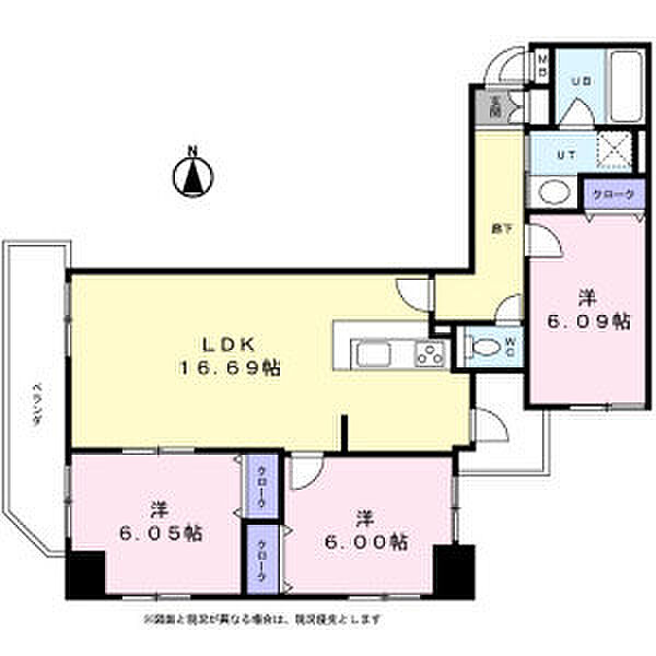 KDX泉レジデンス 502｜愛知県名古屋市東区泉２丁目(賃貸マンション3LDK・5階・73.45㎡)の写真 その2